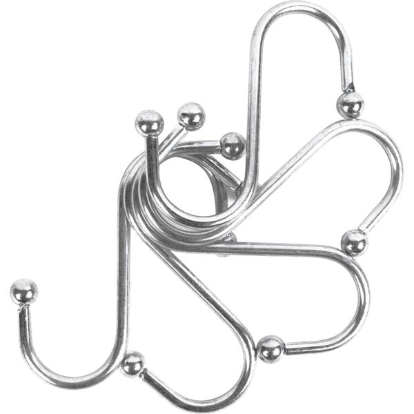 Robustes S-Haken-Set, 5-tlg, 7,5 cm: Ordnung & Aufbewahrung, vielseitig, stark & einfach, Hängehaken für Küche, Bad, Garage & mehr 