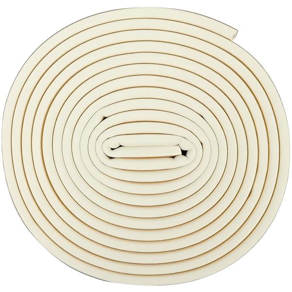D-Profil Zugluft Dichtungsstreifen Weiss 4er Set (3m x 9x4mm): Selbstklebend, langlebig & energiesparend – Perfekt gegen Kälte, Lärm & Staub!