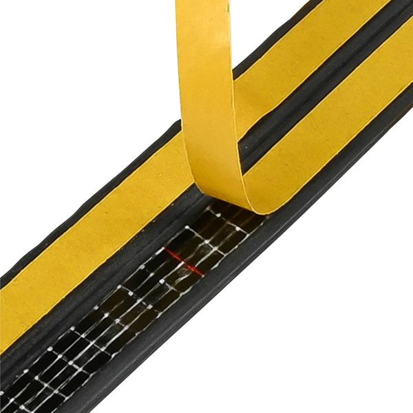 D-Profil Zugluft Dichtungsstreifen Schwarz 2er-Set (3m x 9x4mm): Selbstklebend, langlebig & energiesparend – Perfekt gegen Kälte, Lärm & Staub!