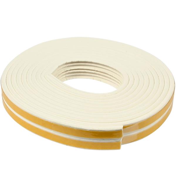 E-Profil Zugluft Dichtungsstreifen Weiss 2er-Set (3m x 9x4mm): Selbstklebend, langlebig & energiesparend – Perfekt gegen Kälte, Lärm & Staub!