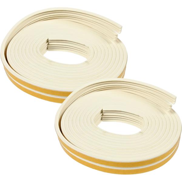E-Profil Zugluft Dichtungsstreifen Weiss 4er-Set (3m x 9x4mm): Selbstklebend, langlebig & energiesparend – Perfekt gegen Kälte, Lärm & Staub!