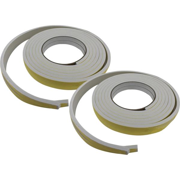 Selbstklebendes Dichtungsband 4er Set (je 2,75m Weiss): Flexibel & einfach anzubringen, ideal zum Abdichten von Fenstern, Türen & Fugen, ein zuverlässiger Schutz vor Zugluft