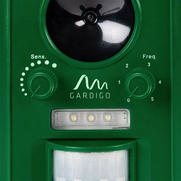 2er-Set Universal Solar Tiervertreiber mit Ultraschall und Blitzlicht, Reichweite 10m, effektiv, tierfreundlich & umweltfreundlich