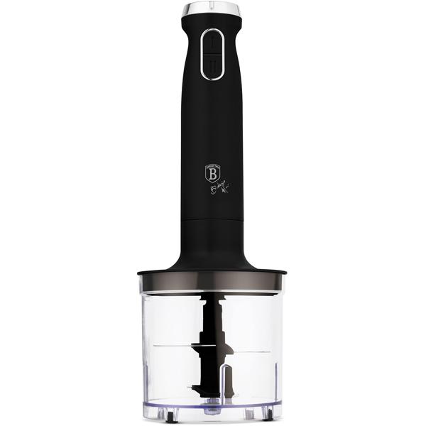 Vielseitiges Stabmixer-Set, 800W, mattschwarz: Schneebesen, Milchaufschäumer & Pürierstab, Universal-Zerkleinerer für Hobbyköche & Profis