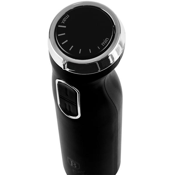 Vielseitiges Stabmixer-Set, 800W, mattschwarz: Schneebesen, Milchaufschäumer & Pürierstab, Universal-Zerkleinerer für Hobbyköche & Profis