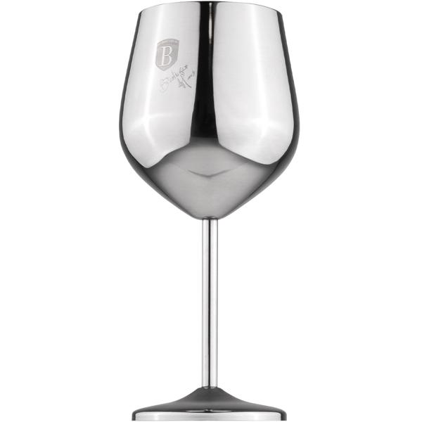 Elegantes 2tlg. Metall Weinglas Set, silber: Unzerbrechlich & stilvoll für Weinliebhaber, Robust, kühlend & für besondere Momente 