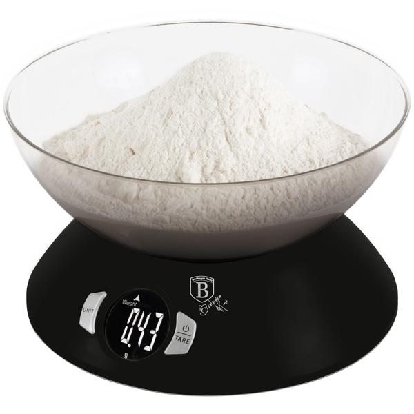 Digitale Küchenwaage mit Schüssel & Tara: Präzises Wiegen bis 5 kg, einfach zu reinigen & vielseitig, für Backen & Kochen