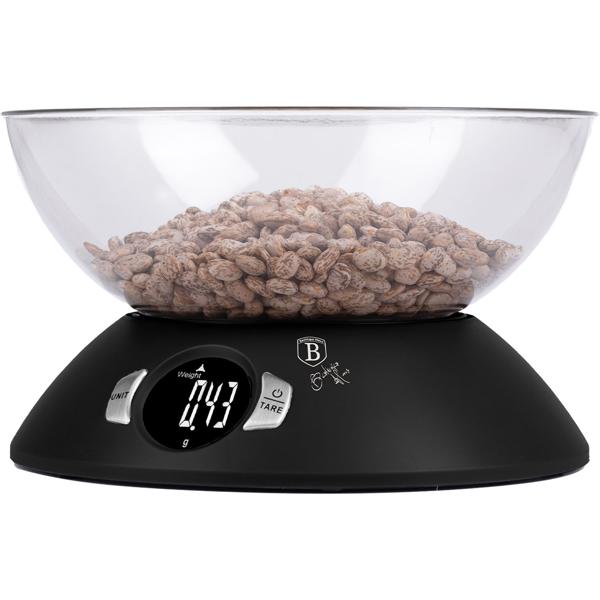 Digitale Küchenwaage mit Schüssel & Tara: Präzises Wiegen bis 5 kg, einfach zu reinigen & vielseitig, für Backen & Kochen