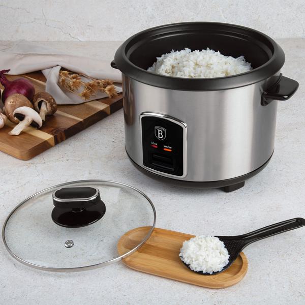 Automatischer Elektro Reiskocher für köstlichen Reis ohne Anbrennen, 1,8 L: Mit Warmhaltefunktion, einfache Bedienung & ideal für jeden Haushalt