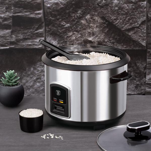 Automatischer Elektro Reiskocher für köstlichen Reis ohne Anbrennen, 1,8 L: Mit Warmhaltefunktion, einfache Bedienung & ideal für jeden Haushalt