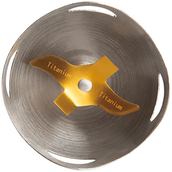 Eleganter 800W Stabmixer: Design-Highlight in schwarz-roségold, aus robustem Edelstahl für kraftvolles Mixen von Smoothies, Suppen, Saucen