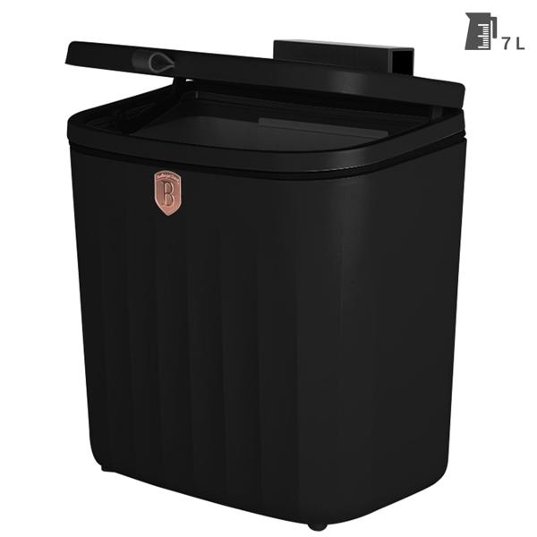 Design 7L Schranktür-Mülleimer mit Haken: Platzsparend & komfortabel für die Küchenentsorgung, Hygienisch & einfach anzubringen