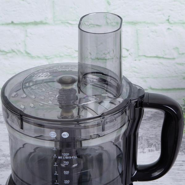 Kompakt-Küchenmaschine, schwarz-roségold, 500W - Multifunktionsmixer mit Zitruspresse. Leistungsstarker Food-Processor für beste Koch-Ergebnisse