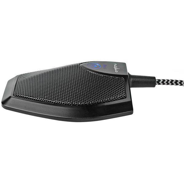 Professioneller Konferenzlautsprecher mit USB-Anschluss & Geräuschunterdrückung, 360° Mikrofon, kristallklare Audioqualität für Meetings, Plug-and-Play