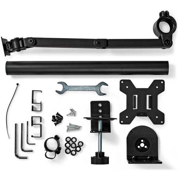 Vollbewegliche Monitorhalterung für den Schreibtisch: Mehr Platz & Komfort, neigbar, drehbar & höhenverstellbar