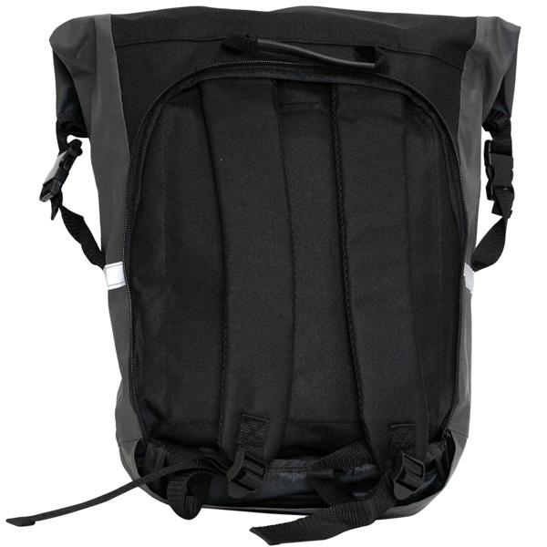 2in1 Fahrrad Gepäcktasche mit Rucksackfunktion, 20 l, schwarz: Für Pendler, Einkäufe & Touren, praktisch & vielseitig