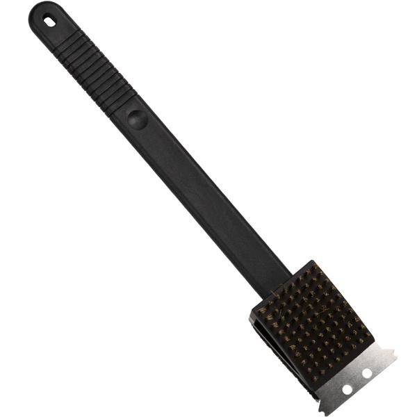 3in1 Grillbürste: Mit Schaber, Schwamm & Edelstahlborsten für saubere Grills, Robust, langlebig & vielseitig, Für Grillmeister & BBQ-Fans