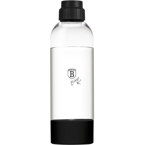 Wassersprudler-Flasche 1L (Schwarz): Für prickelnden Genuss & optimale Kohlensäure