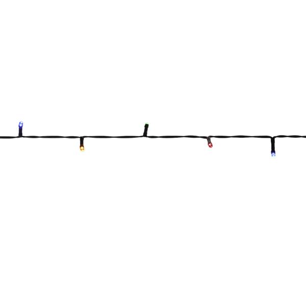 2er-Set Multicolor LED-Lichterkette für Innen und Aussen, 40 LEDs, bunt, Timer, IP44, Batterie, zauberhafte Lichteffekte Zuhause, Balkon oder Garten