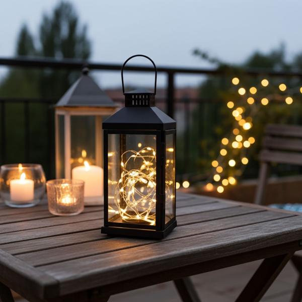 2er-Set LED Lichterkette warm-weiss 1.7m: Stimmungsvolle Deko mit 8 Modi & Timer – Kabellose Freiheit durch Batterie, ideal für Innen & Outdoor