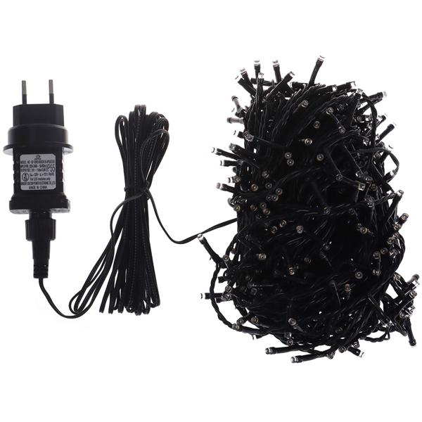 2er-Set Stimmungsvolle LED Lichterkette 24m, 320 Lichter warmweiss, IP44 - Perfekte Gartenbeleuchtung, Partydeko, Weihnachtsdeko