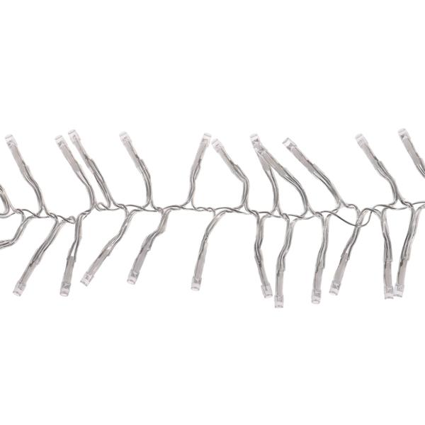 2er-Set Wunderschöne LED-Büschel-Lichterkette, 2000 warmweisse LEDs, 8 Leucht-Modi, IP44, 20m - Ideal für Weihnachten, Balkon, Garten, Hochzeit & Deko