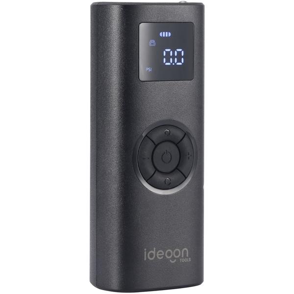 Akku Kompressor - Mobile Luftpumpe für Reifen & Bälle - 150 psi - 4.000 mAh Akku - LCD-Display - LED-Licht - inkl. Adapterset