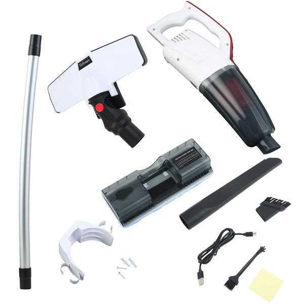 Multifunktionaler 2in1 Akku-Staubsauger Nass- & Trocken: Kraftvolle 7 kPa & HEPA-Filter – Beutellos & kabellos für makellose Sauberkeit in Haus & Auto