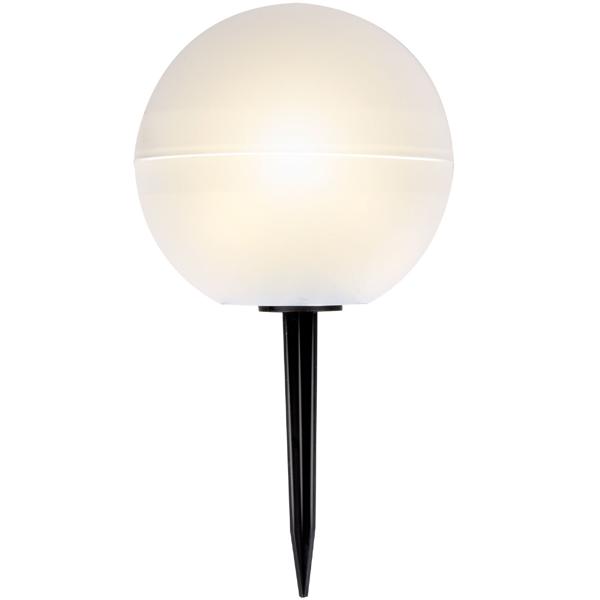 2er-Set Dekorative 5er Solar Leuchtkugeln mit Erdspiess: Warmweiss & RGB - LED Gartenlampen, Ideal für Terrasse, Rasen & Blumenbeet