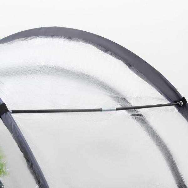 Robustes Foliengewächshaus und Überwinterungszelt, 175x186x84 cm: Ein Pflanzenschutzzelt für optimale Ernte & frostfreie Pflege