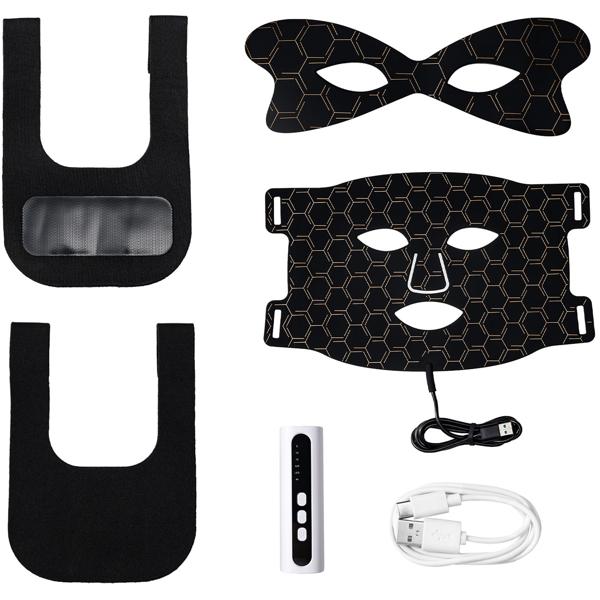 Revolutionäre LED-Lichttherapie-Gesichtsmaske: Für ein strahlendes Hautbild - effiziente Gesichtspflege & Beauty-Anwendung für zu Hause