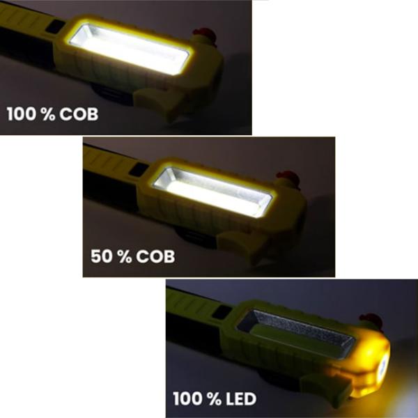 KFZ Multitool Taschenlampe ProGuard – Notfallhammer, Gurtschneider, Haken, Magnete – Leistungsstark & Lebensrettend