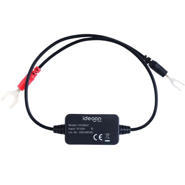 Hochleistungs-KFZ-Batterie-Wächter mit App – Zuverlässige 6-12V Überwachung für maximale Startleistung, Batterie Monitor, IPX7