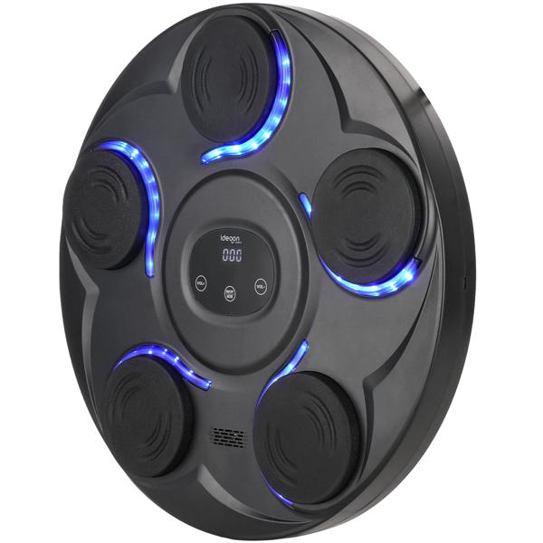 Fitness-Boxmaschine mit 7 Stufen & Bluetooth-Musik – Reaktions- & Koordinationstrainer, inkl. Boxhandschuhe – Für mehr Motivation