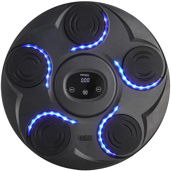 Fitness-Boxmaschine mit 7 Stufen & Bluetooth-Musik – Reaktions- & Koordinationstrainer, inkl. Boxhandschuhe – Für mehr Motivation