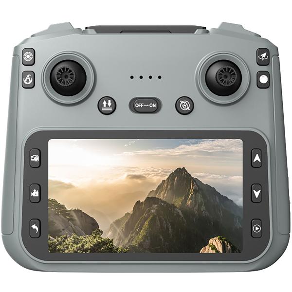 Kamera Drohne faltbar mit Full-HD Dual-Kamera & 120m Reichweite – FPV Steuerung m. 4,5 Zoll HD Bildschirm, Optical Flow & 50x Zoom
