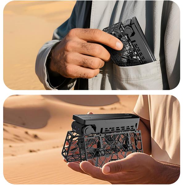 Kamera Drohne faltbar mit Full-HD Dual-Kamera & 120m Reichweite – FPV Steuerung m. 4,5 Zoll HD Bildschirm, Optical Flow & 50x Zoom