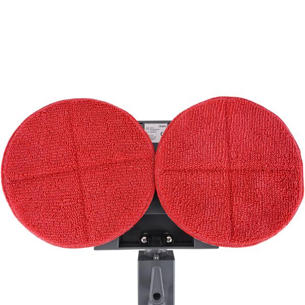 2er-Set Ersatz-Reinigungs-Pads für Fussboden-Poliermaschine CH5871 - Waschbar-Wiederverwendbar - Original-Ersatzteil für CH5871-Modell