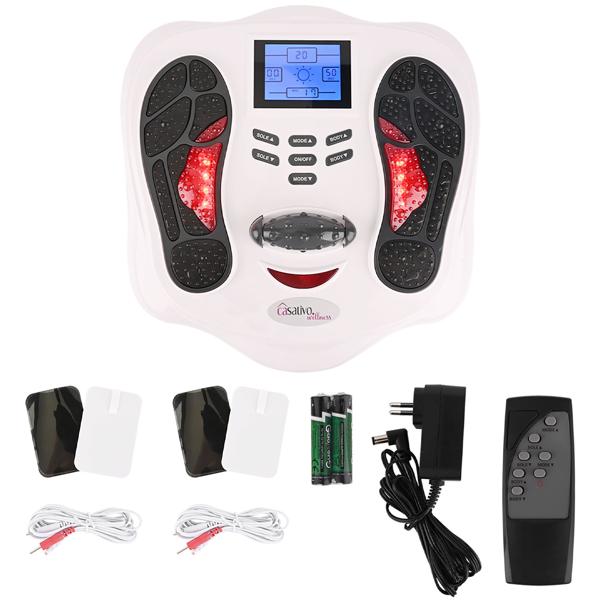 Fussreflexzonen-Massagegeraet mit IR-Waerme & Reizstrom: Ein Wellness-Gerät für entspannte Füsse & Körper - Vitalität & Wohlbefinden