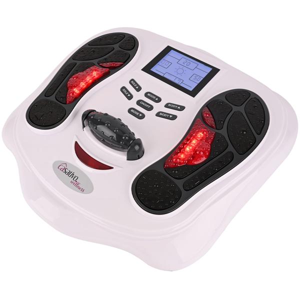 Fussreflexzonen-Massagegeraet mit IR-Waerme & Reizstrom: Ein Wellness-Gerät für entspannte Füsse & Körper - Vitalität & Wohlbefinden