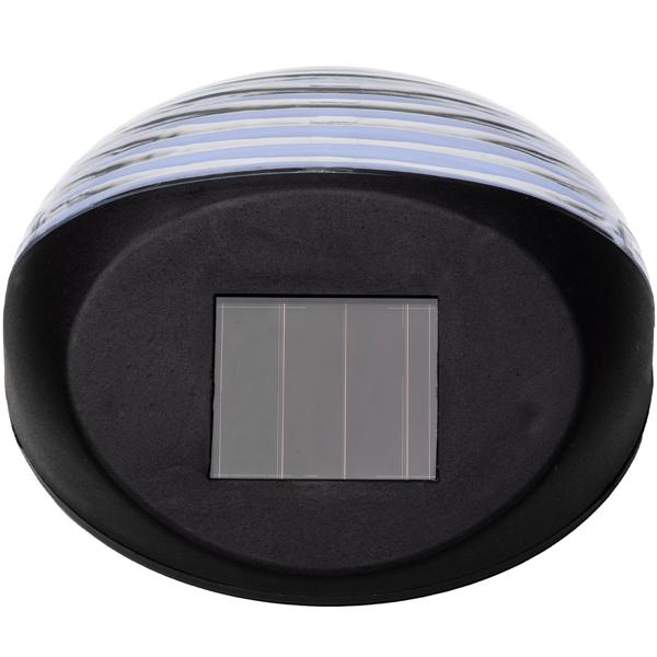 8er-Set Kompakte Solar LED Wandleuchte & Zaunleuchte: Stilvolle Aussenbeleuchtung für Treppen & Wege, energiesparend, wetterfest