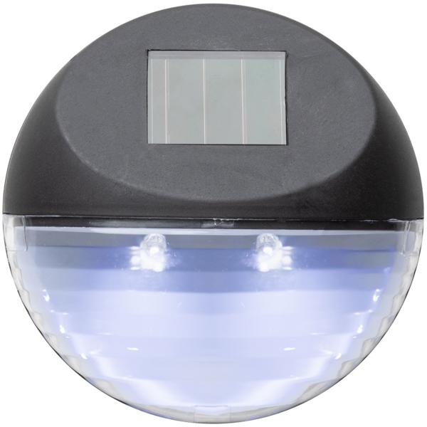 8er-Set Kompakte Solar LED Wandleuchte & Zaunleuchte: Stilvolle Aussenbeleuchtung für Treppen & Wege, energiesparend, wetterfest