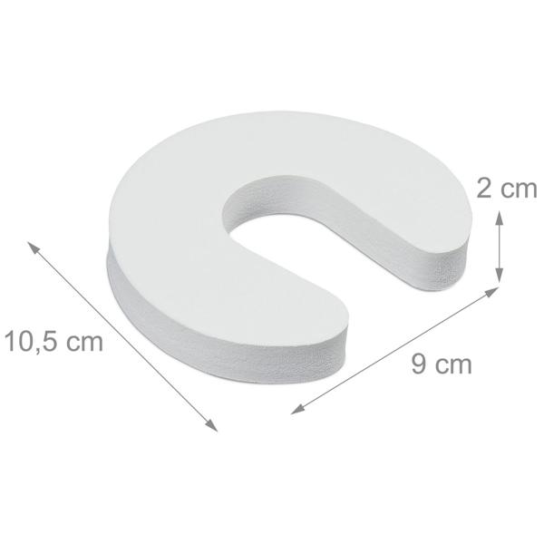 Flexibler Tür-Klemmschutz (10er-Set): Ultimativer Schutz vor Fingerverletzungen, einfache Montage, sicher & langlebig, für Familien, Kitas & Schulen