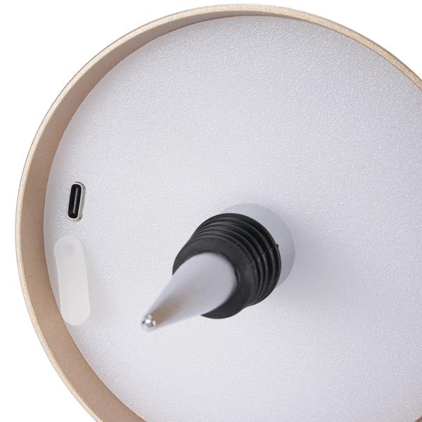 2er-Set Edle Akku Flaschenlampe Gold: Dimmbar, 3 Lichtfarben: Verwandelt Flaschen in stimmungsvolle Leuchten