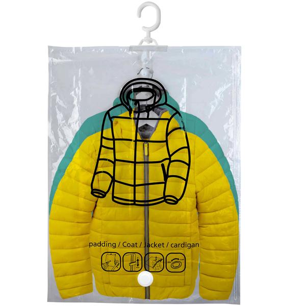 12er-Set Vakuum-Beutel mit Kleiderhaken, 67 x 90 cm: Ein effiziente Kleiderhülle für Bettwäsche & Kleidung - Schützen Sie Ihre Textilien