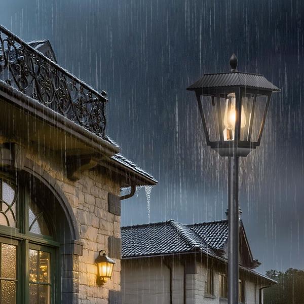 Hochleistungs Solar-LED-Gartenlaterne mit Dämmerungssensor - dimmbar & wetterfest IP44. Für stimmungsvolle Momente im Garten und auf der Terrasse