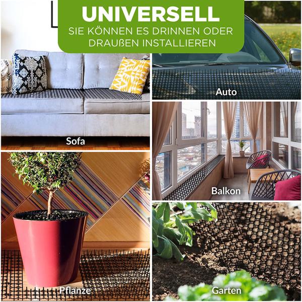 36er-Set Dornen-Gitter mit Spikes zur Tierabwehr: Stachelbarriere-Tiervertreiber gegen Katzen, Hunde, Marder, Schützt Ihre Beete und Pflanzen