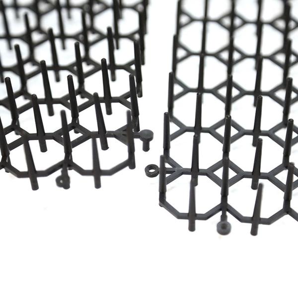 36er-Set Dornen-Gitter mit Spikes zur Tierabwehr: Stachelbarriere-Tiervertreiber gegen Katzen, Hunde, Marder, Schützt Ihre Beete und Pflanzen