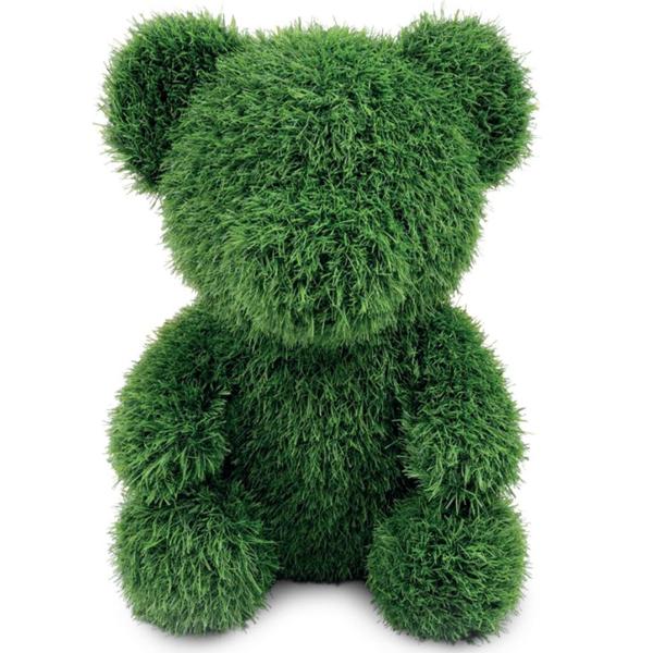 2er-Set Gras-Figur Deko Bär 50cm: Kunstgras-Tierfigur für Garten & Balkon –pflegeleicht & immergrün – Schafft verspielte Akzente & gute Laune