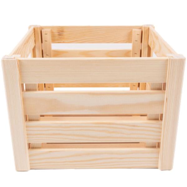 2er-Set Stabile Holzkiste, S: Eine vielseitige Aufbewahrungsbox für Spielzeug, Büro & stilvolles Wohnambiente